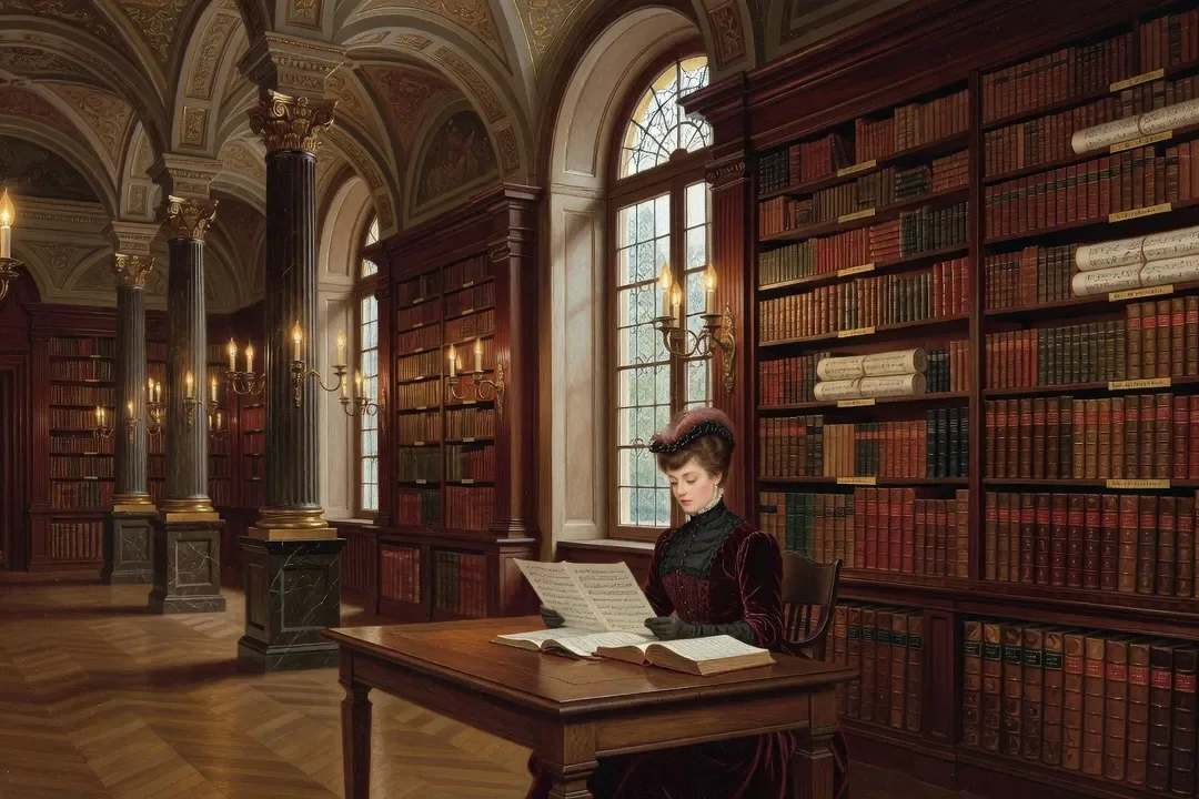 Salle de lecture de la Bibliothèque nationale de France, département musique